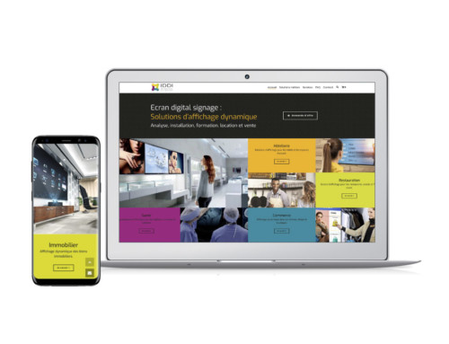 Affichage dynamique : site internet vitrine et référencement SEO